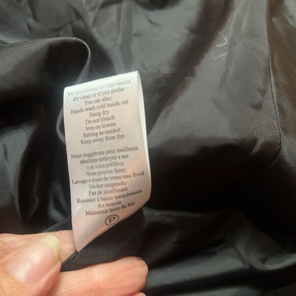 Samuel Dong Black Bubble Hem Sleeveless Mini Dress W/Ruffle, Tie, Pockets NEW S - Picture 13 of 15